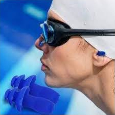 INTEX 55609 Silicone EAR PLUGS & NOSE CLIP COMBO SET Soft Water Resistant High-quality Anti-choking Swimming Diving Equipment