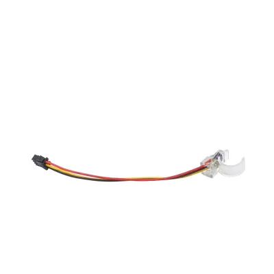 Water Flow Sensor Cable HS-3-B Transparent Crystal Head Flow Sensor Cable