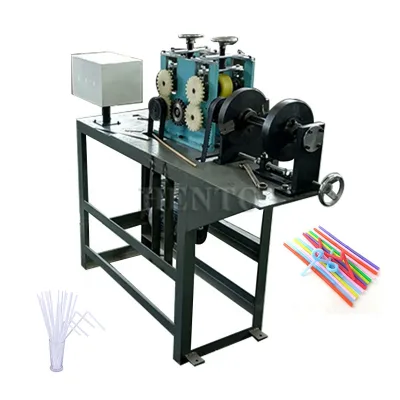 High Productivity Drink Straw Machine / Flexible Drinking Straw Making Machine / Plastic Drinking Straw Machine