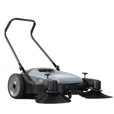 Electric Paddock Hand Push Sweeping Road Walk Behind Floor Sweeper Outdoor Street Cleaning Manual Sweeper