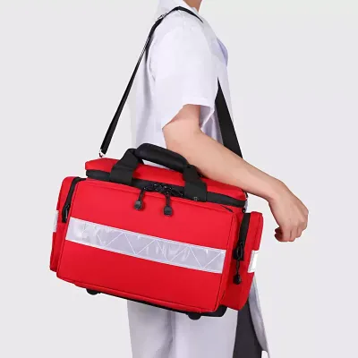 EMS Trauma Large Capacity Medical Supplies Storage Portable First Aid Bag
