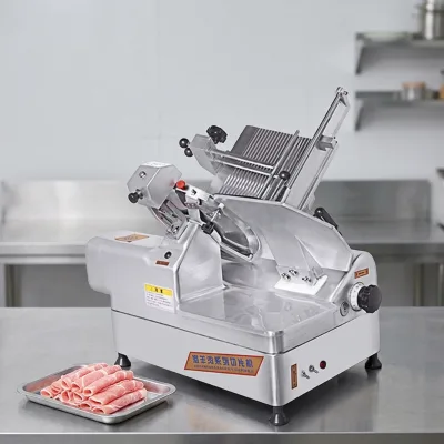 New Wholesale Frozen Meat Slicer High Performance Stainless Steel Automatic Portable Adjustable Thickness Commercial Use