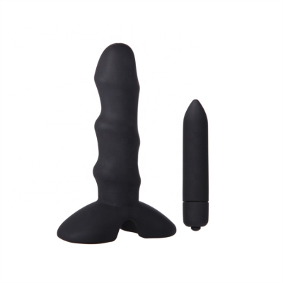 Vibrating Butt Plug 10 Frequency Beads Anal Dildo Plug for Massaging Prostate