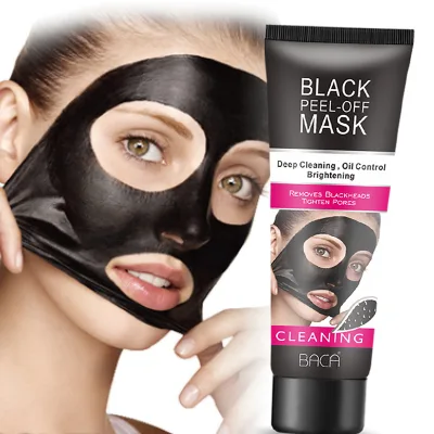 Blackhead Removal Facial Mask Black Peel Off Mask Oil Control Shrinking Pores Black Mud Mask