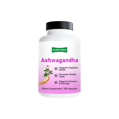 OEM ODM Custom Ashwagandha Capsules with Iron Improves Concentration and Promotes Learning Ability Dietary Supplement