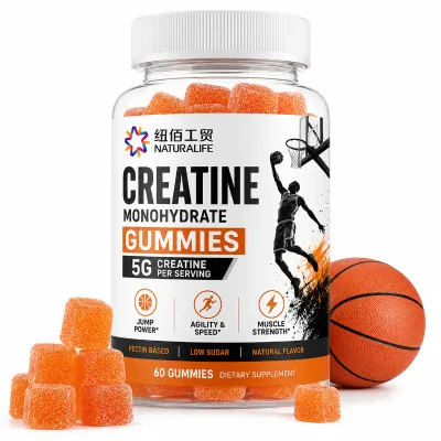 Factory Direct Creatine Gummy with 5g Dose for Basketball Players Jump Power and Court Agility