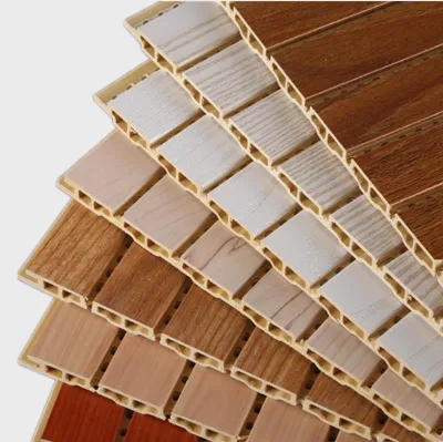 Bamboo Fiber WPC Acoustic Board Sound Absorbing Wall Panel Eco-friendly Flame Retardant Plastic Frame Easy Install Advertising