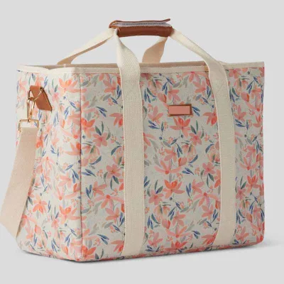 Customized Waterproof Superior Fabric Beach Cooler Bag with Shoulder Strap and Strong Handle for Outdoor