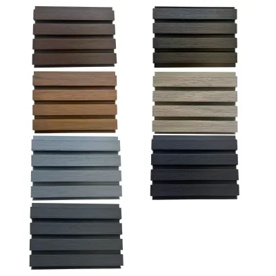 Wall Cladding Wall Boards 3d Wood Grain ASA Co-extruded WPC Wall Panel ZXL12012 Outdoor Garden Backyard Exterior Waterproof 12MM