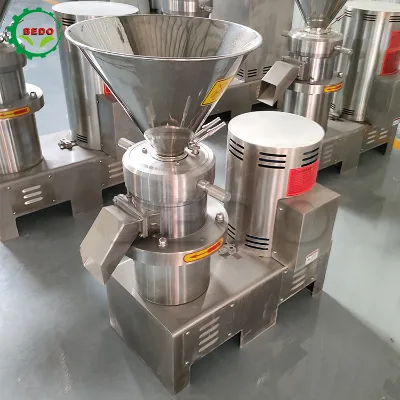 Stainless Steel Colloid Mill Germany for Various Food Chili Sauce Bone Paste Simple Discharge Outlet Fine Grinding Machine