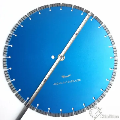 Professional Small Diameter Laser Welded Saw Blade OEM Dry Cutting for Cured Concrete with Steel Bar