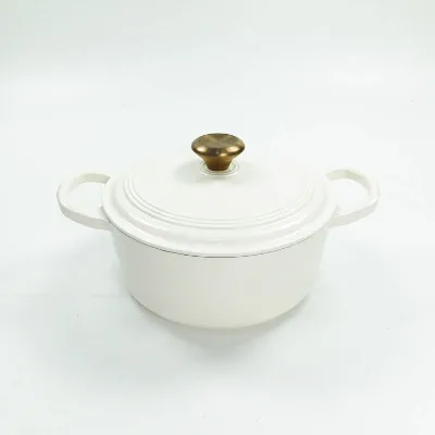 Oil Plant Camping Outdoor Cast Iron Russian Cauldron Pot Dutch Oven