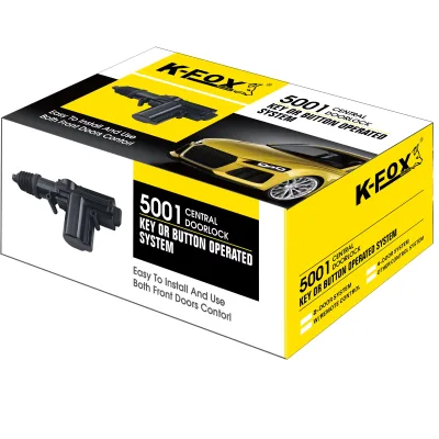 K-FOX Central Lock Color Box Packaging Gift Box Packaging Box for Central Locking