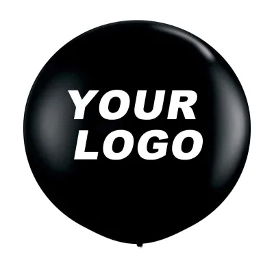 Personalized 90Cm Giant Biodegradable Thickened Natural Latex Extra Large Inflatable Brand Logo Custom Printed Latex Balloon