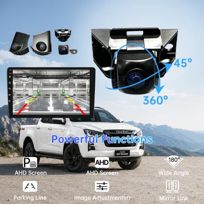 OEM 3D 360 Degree Surround View Camera System Non-destructive AI Seamless AVM 1:1 Vehicle-Specific Dedicated Mold 4 Cameras IP68
