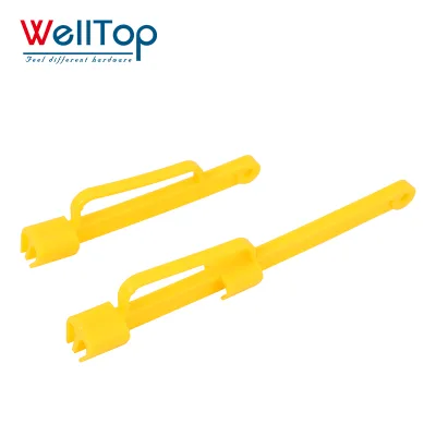 WELLTOP New Arrivals Furniture Accessories Hardware Yellow Plastic Safety Locker for Bed Lift up Mechanism