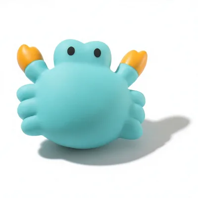 Custom Logo PVC Animal Bath Toy Set Soft Floatable Water Spraying Wholesale PVC Bath Toys