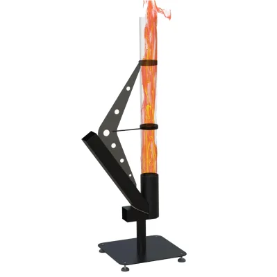 Steel Biomass Pellet Heater Outdoor Camping Fireplace