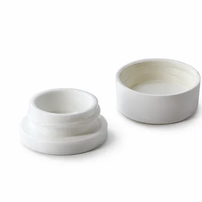3 ml 5ml 7ml Gram Mini Oil Glass Container -White Custom Color Thick Wall Childproof 5ml 9ml Concentrate Glass Jar