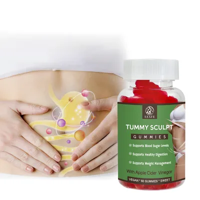 Custom Private Label Flat Belly Gummies Weight Loss Fat Burning Supplement Beauty Slimming Gummies