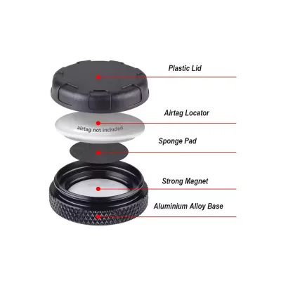 Waterproof and Shockproof Find Your Bike With Magnetic Case for Airtag Holder