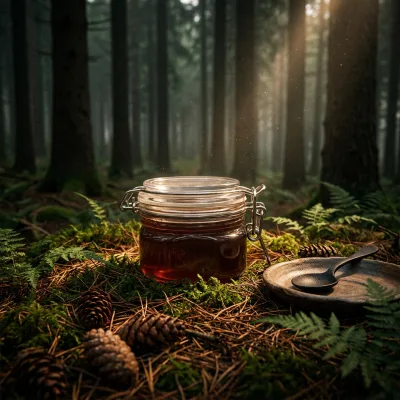 Wholesale Pure Natural Black Forest Honey Bulk 290kg Drum OEM Service with Custom Label