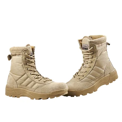 High Quality Breathable High Top Camouflage Combat BootsHiking Shoes for Fans Tactical Boots Suitable for Outdoor Training