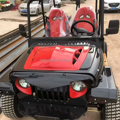 Weather Resistant All Season Use Off Road Mini Jeep Gas Powered Stable Driving Mountain Forest Crossing Car