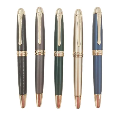 School and Office China Supplier Stainless Steel Custom Logo Engraver Roller Pen