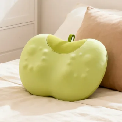 Fruits Shaped Cervical Electric Massage Cushion Pillow with Infrared Physiotherapy Heated Memory Foam Massager