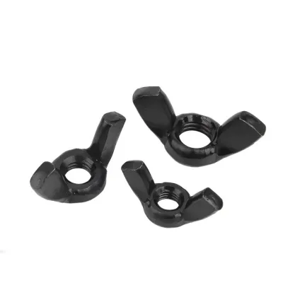 Manufacturer DIN315 Hand Tighten Black Oxide Wingnut Butterfly Nut Wing Nuts