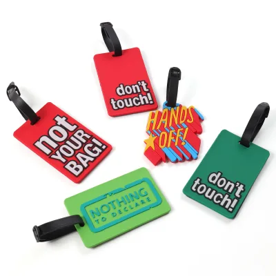 Customize Pvc Waterproof Durable Large Hotel Airline Cruise Luggage Accessories Tag Holder