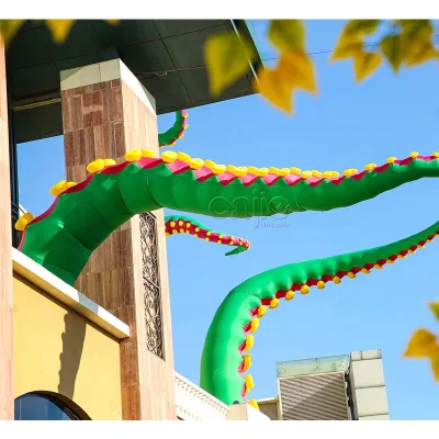 Outdoor Decor Giant Inflatable Octopus Legs/inflatable Tentacle Arm/inflatable Led Lighting Decoration Balloon Customized