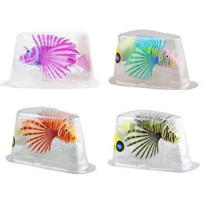 Aquarium Silicone Luminous Fish Tank Ornament Decor  Lion Fish Pond Fish Tank Landscaping Decor
