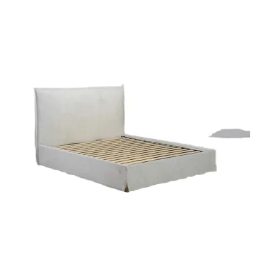 Modern Customizable Size Steel Frame Bed with Hydraulic Storage Plywood Panels Lighted Headboard Eco-Friendly Features