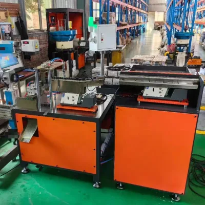 Threaded Bar Stud Bolt Nut Assembly Machine Double Head Stud Assembly Machine with Two Nuts