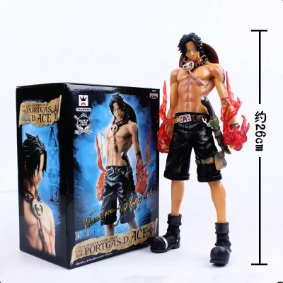 One Pieces Portgas D Ace Anime Action Figures PVC Toy Model Doll