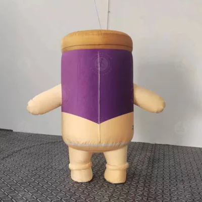 High Quality Inflatable Cartoon Costume Custom Character Mascot Costume.  Milk Powder Can Mascot Costume