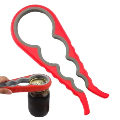 Healthmenex Five Strings Eco-Friendly PP Material Easy Open Lid 4 in 1 Bottle Opener for Seasoning Cap Beverage