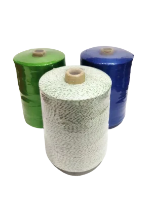 Custom Dyed Colors Yellow Red Blue Green Spun Stitching Bag Yarn 100 Spun Closing Bag Thread for Sack Bag Woven Bag
