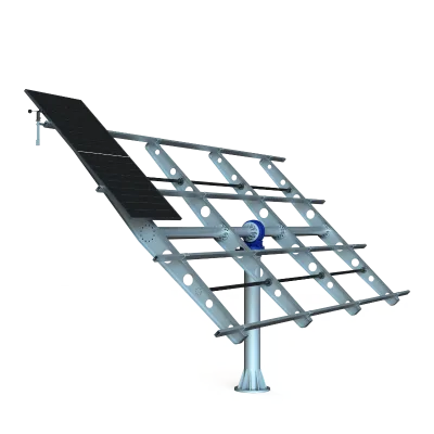 Industry Dual Axis Solar Tracker for Solar Farm Customized Design Manufacture with GPS Follow Sun in Real Time