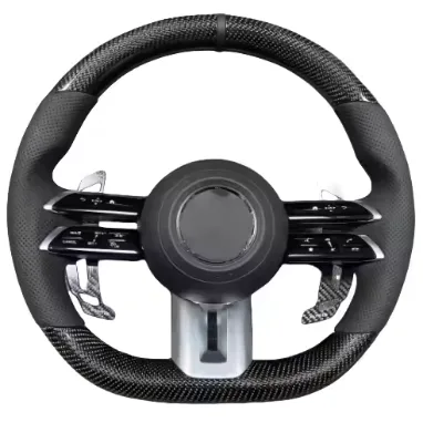 Steering Wheel for Mercedes Benz AMG E Class A45 C63 G63 Universal Models Carbon Fiber Steering Wheel Racing Steering Wheel