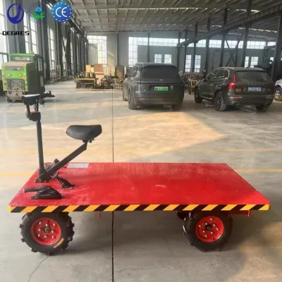 High Power Electric Flatbed Bike, Forward and Reverse Riding Transport Bike, Agricultural Cargo Electric Flatbed Four-wheel Bike