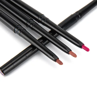 Custom Logo Beauty Lip Liner 14 Colors Matte Lip Pencil Waterproof Multifunctional Lipstick Pen Rotating Long-lasting Stock