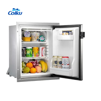 Marine Fridge With 304 Stainless Steel for Boat Van Fridge Car Refrigerators Double Zone Compressor Portable  50L