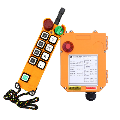 Factory Direct Supply F24-8D F24-8S DC 24V 433Mhz 8 Key Single Speed Double Speed Industrial Crane Radio Wireless Remote Control