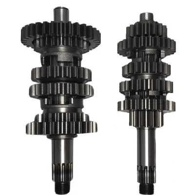 CQJB 6 Speed Main Shaft and Counter Shaft Set for NC250 ZS177MM Zongshen Engine Transmission Gearbox Spare Parts