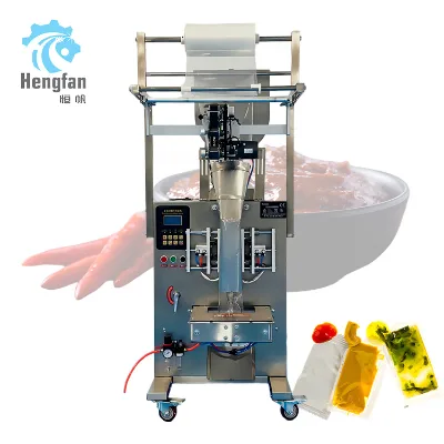 High Efficiency Automatic Liquid Paste Filling Machine Pneumatic Horizontal Sauce Honey Ketchup Packaging Machine