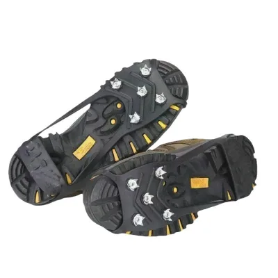 ARYDA Crampon Anti-Slip Shoe Covers Outdoor 8-Tooth TPR Ice Grips Hiking Made in Zhejiang