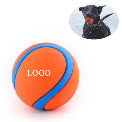 Solid Pet Bouncy Ball Toy Dog Entertainment Relief Boredom Chew-resistant Bite Not Broken for Puppies Promotional Business Gift